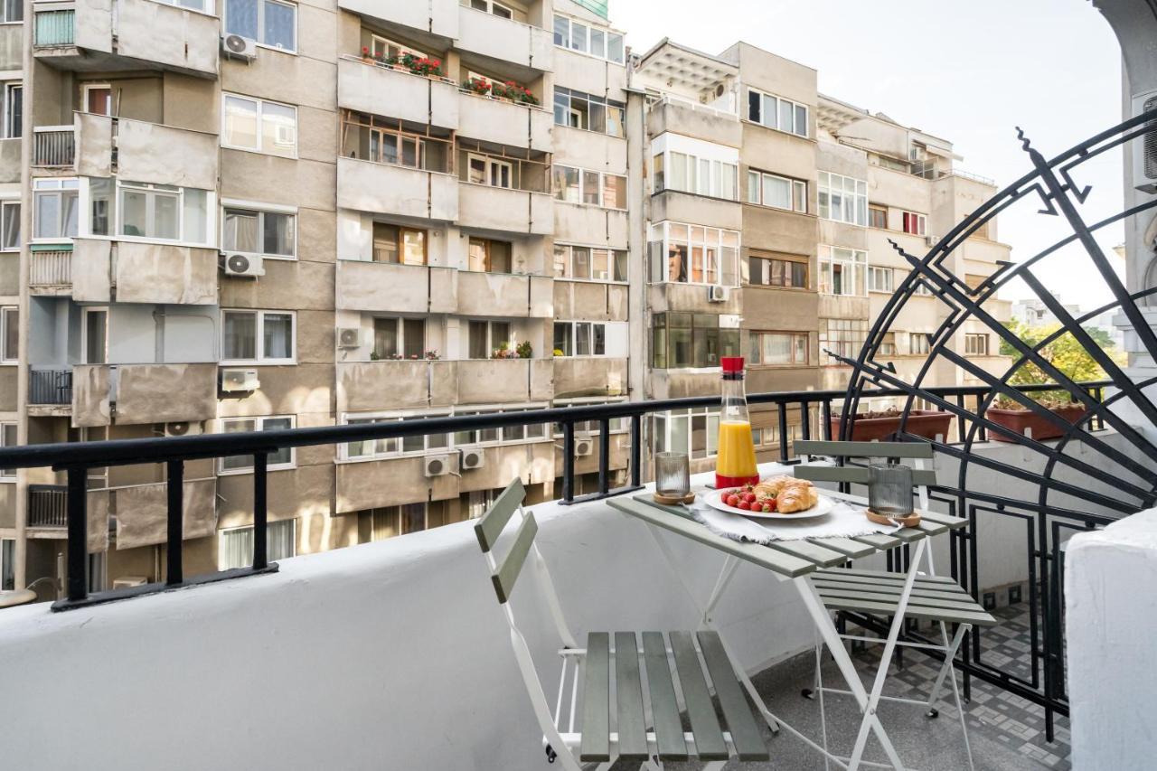 Cismigiu Serenity: 1Br Flat With Scenic Balcony Bucharest Luaran gambar